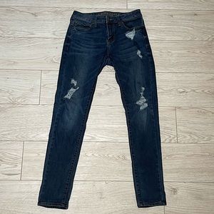 American Eagle - Extreme Flex + Patched Skinny Jeans